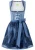 STOCKERPOINT Dirndl  blauw / wit