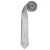 Premier Stropdas – Heren Slank Retro Work Tie (Pakket van 2) (Zilver)