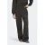 ONLY wide leg regular waist sweatpants donkerbruin