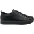 Borbonese Zwarte Leren Heren Sneakers