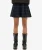 Geplooide Vintage Minirok Blauw
