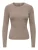 Only Onlibi Ls O-neck Rib Cc Knt 15377948 Trui 5100542 Mocha Meringue