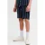 JACK & JONES JUNIOR relaxed gestreepte casual short donkerblauw gebreid