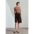 Hogewaisted Geknoopte Wijde Tailored Shorts