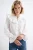 TRENDYOLMİLLA Dames Wit Effen Lang Relaxed fit Overhemden