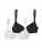 SCHIESSER BH ‘ BH mit Schale – Unique Micro ‘  zwart / wit