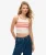 Gestreepte Vintage Surf Tanktop Grijs