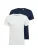 LEVI’S ® Shirt ‘Slim Crewneck Tee – 2 Pack’  marine / wit