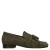 Manfield suède loafers – donkergroen