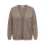 ONLY CARMAKOMA Plus Size gebreid vest met melée – lichtbruin