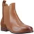 Hush Puppies Colette Leren Dames Tan Platte Chelsea Laarzen