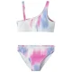 NAME IT KIDS one shoulder bikini blauw/roze/wit