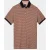 Baileys Polo heren Rood Poloshirt 2-tone Pique, all o 615231/32
