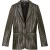 The Kooples Veste Costume Doree Black / Gold