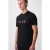 BALR . Monogram Embro T-shirt Jet Black/tibetian Red