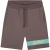 Malelions Men Captain Shorts | Stone Brown/Bright Blue