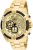 Invicta Bolt 25515 Heren Horloge – Quartz Uurwerk – Roestvrij Staal met gouden Wijzerplaat – 52mm