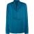 Faina sjaal blouse Dames Smaragdblauw