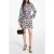 Michael Kors Pop Shdow Flr Mini Dress Black/white