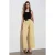 Hoge Taille Wijde Pantalon met Plissé