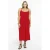 YOEK Travelstof jurk rood