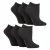 6-Pack Dames Effen Sport Trainer Sokken – Comfortabele Dagelijkse Enkelsokken