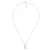 Orphelia ‘Ely’ Dames 925 Sterling Zilveren Ketting met Hanger – Zilver/Roze ZH-7286