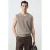 Mango Man katoenen regular fit gebreide spencer – middenbruin