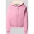 REVIEW relaxed fit sweatjack van katoenmix met teddybontvoering