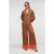 Karl Lagerfeld Leo Printed Wideleg Pants Karl Leopard Orange