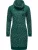 Ragwear Jurk ‘Chloe’  lichtgrijs / donkergroen