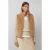 s.Oliver reversible bodywarmer met imitatiebont beige