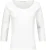 Bomont T-shirt Rond neck lurex 3/4 Off White dames