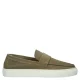 Blackstone Lapis Rowan suède loafers donkergroen