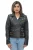 Dames leren vintage Brando Bikerjack-Orlando