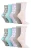 Wildfeet – 10 Paar Dames Bamboe Crewsokken – Jacquard Sokken – Bloemen Pastel