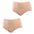 Verpakking van 2 Dames Hoge Taille Bamboe Onderbroeken Q908