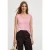 Street One Dames Top met V-hals en knoopjes in Roze