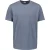 No Excess T-shirt Crewneck Yarn Dyed Pin Stripe Washed Blue