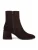 L37 HANDMADE SHOES Enkellaarsje ‘FILL ME UP’  donkerbruin