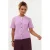 Ydence gebreid vest met wol – lila