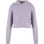 Urban Classics Dames/Dames Terrycloth Lichtgewicht Oversized Crop Hoodie (Lila stof)