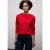 Street One Dames Trui met rolzoom in Rood