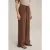 We Fashion Trouser Dark Brown