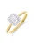 Lucardi Ring  goud / transparant