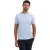 No Excess T-shirt crewneck slub dusty blue