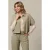 &Co Woman cropped blazer kaki