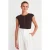 Getailleerd Katoenen Jersey Crewneck T-Shirt