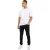 Brave Soul Skinny-jeans voor heren in motorstijl met stiksels (Houtskoolwas)