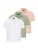Antioch Shirt  appel / abrikoos / wit